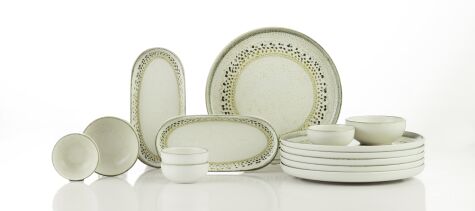 Kütahya Porselen Doğanın Ritimleri 14 Parça 6 Kişilik Kahvaltı Takımı - Kütahya Porselen