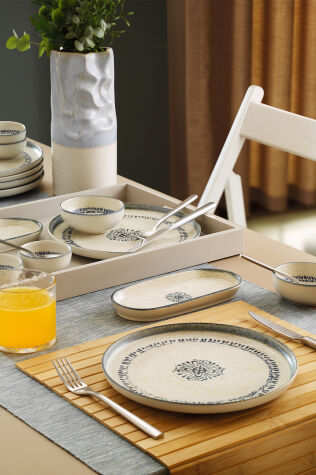 Kütahya Porselen Moderna Hane 14 Parça 6 Kişilik Kahvaltı Takımı - Kütahya Porselen