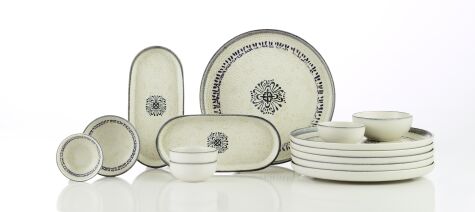 Kütahya Porselen Moderna Hane 14 Parça 6 Kişilik Kahvaltı Takımı - Kütahya Porselen