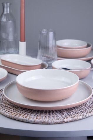 Kütahya Porselen Moderna Soft 26 Parça 6 Kişilik Yemek Takımı - Kütahya Porselen