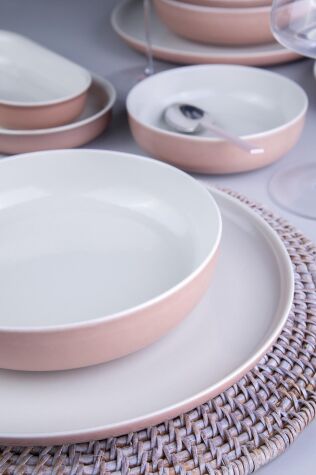 Kütahya Porselen Moderna Soft 26 Parça 6 Kişilik Yemek Takımı - Kütahya Porselen