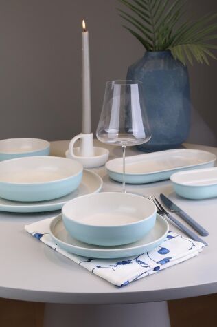 Kütahya Porselen Moderna Soft 26 Parça 6 Kişilik Yemek Takımı - Kütahya Porselen