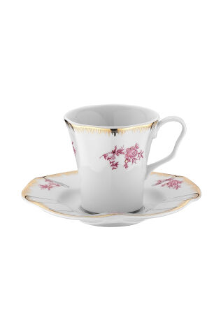 Kütahya Porselen Nil 12 Parça 6 Kişilik Kahve Takımı - KÜTAHYA PORSELEN