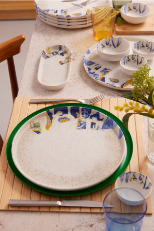 Kütahya Porselen Serenita 14 Parça 6 Kişilik Kahvaltı Takımı - Kütahya Porselen