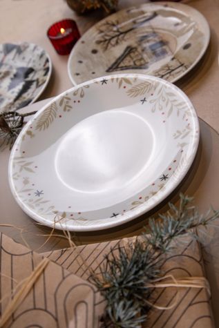 Kütahya Porselen Nostalgia 6 Kişilik Pasta Takımı - Kütahya Porselen