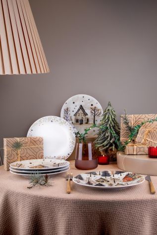 Kütahya Porselen Nostalgia 6 Kişilik Pasta Takımı - Kütahya Porselen