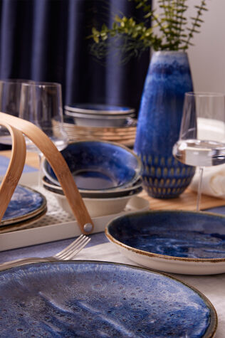 Kütahya Porselen Ocean 18 Parça 6 Kişilik Yemek Takımı - Kütahya Porselen