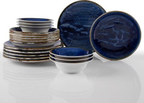 Kütahya Porselen Ocean 18 Parça 6 Kişilik Yemek Takımı - Kütahya Porselen