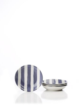 Kütahya Porselen Ocean Line 4 Parça 20 Cm Pasta Tabağı Mavi - Kütahya Porselen