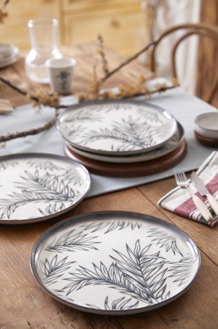 Kütahya Porselen Palmiye 4 Parça 27 Cm Servis Takımı 880794 - Kütahya Porselen