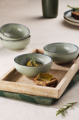 Kütahya Porselen Perla 4 Parça 10 Cm Kase - Kütahya Porselen