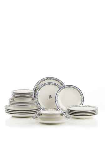 Kütahya Porselen Petite Flora 24 Parça 6 Kişilik Yemek Takımı - Kütahya Porselen