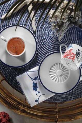 Kütahya Porselen Pilea Ruya 4 Parça 2 Kişilik Kahve Takımı 12216 - Kütahya Porselen