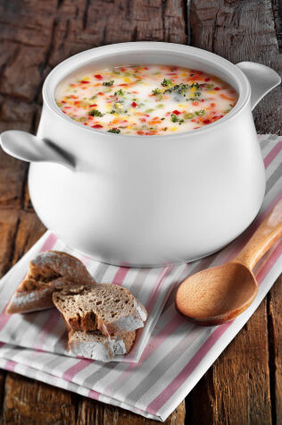 Kütahya Porselen Porflame Porselen 4 lt. Tencere - Kütahya Porselen