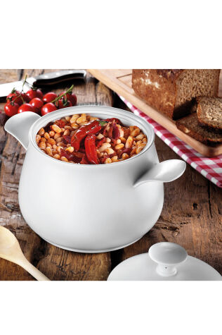 Kütahya Porselen Porflame Porselen 4 lt. Tencere - Kütahya Porselen