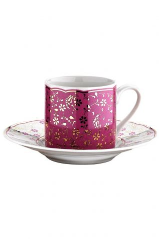 Kütahya Porselen Rüya 12 Parça 6 Kişilik Kahve Fincan Takımı 4142 - Kütahya Porselen