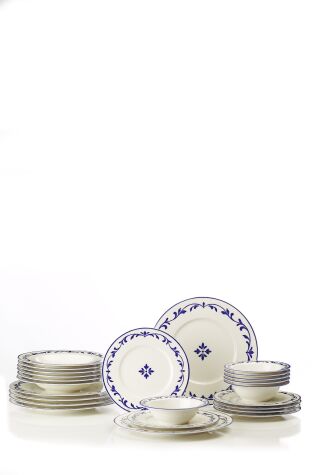 Kütahya Porselen Safir 24 Parça 6 Kişilik Yemek Takımı - Kütahya Porselen
