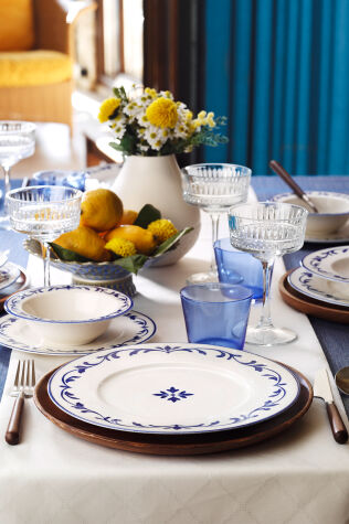 Kütahya Porselen Safir 24 Parça 6 Kişilik Yemek Takımı - Kütahya Porselen