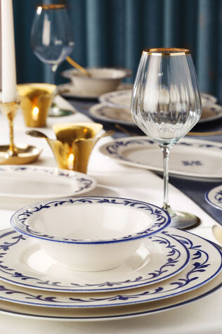 Kütahya Porselen Safir 26 Parça 6 Kişilik Yemek Takımı - Kütahya Porselen