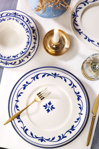 Kütahya Porselen Safir 26 Parça 6 Kişilik Yemek Takımı - Kütahya Porselen