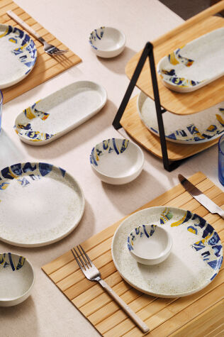 Kütahya Porselen Serenita 10 Parça 4 Kişilik Kahvaltı Takımı - Kütahya Porselen