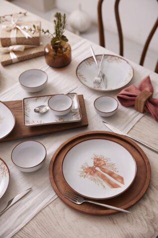 Kütahya Porselen Serenza 14 Parça 6 Kişilik Kahvaltı Takımı - Kütahya Porselen