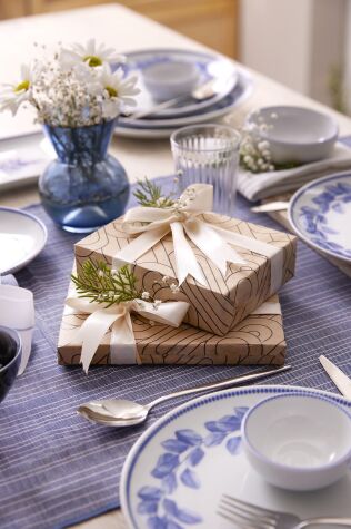 Kütahya Porselen Silva Blu 14 Parça 6 Kişilik Kahvaltı Takımı - Kütahya Porselen