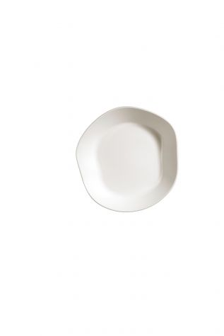 Kütahya Porselen - Kütahya Porselen Skallop 2 li 24 cm Çukur Tabak Seti Krem