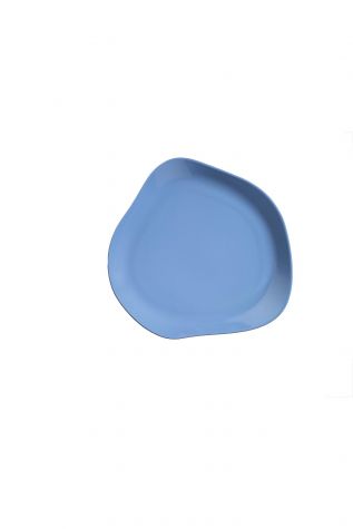 Kütahya Porselen - Kütahya Porselen Skallop 2'li 27 cm Servis Seti Mavi