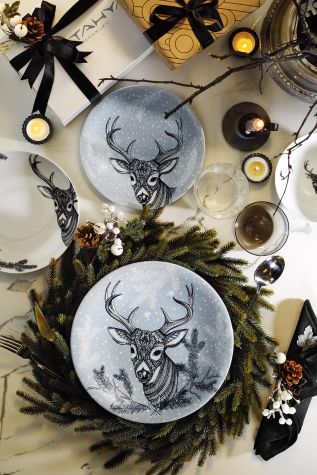 Kütahya Porselen Snowy 24 Parça 6 Kişilik Yemek Takımı - Kütahya Porselen