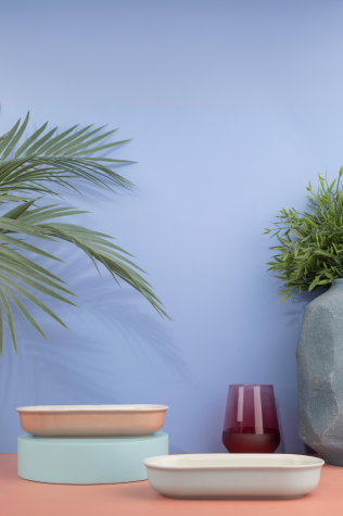 Kütahya Porselen Soft U Form 2 Parça 20 Cm Oval Kase - Kütahya Porselen