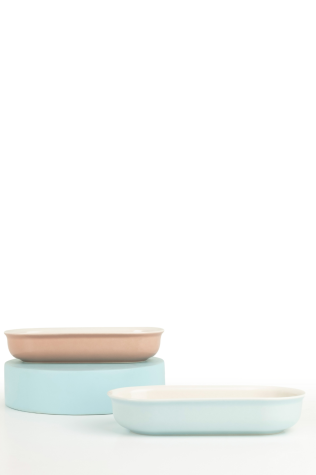 Kütahya Porselen Soft U Form 2 Parça 20 Cm Oval Kase - Kütahya Porselen