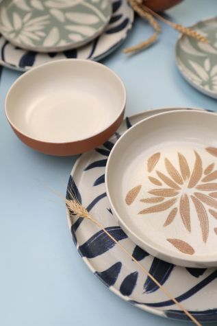 Kütahya Porselen Solena 24 Parça 6 Kişilik Yemek Takımı - Kütahya Porselen