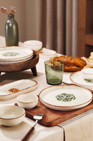 Kütahya Porselen Storia 10 Parça 4 Kişilik Kahvaltı Takımı - Kütahya Porselen