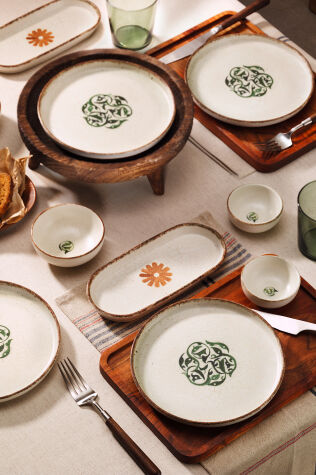 Kütahya Porselen Storia 10 Parça 4 Kişilik Kahvaltı Takımı - Kütahya Porselen