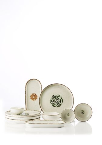 Kütahya Porselen Storia 10 Parça 4 Kişilik Kahvaltı Takımı - Kütahya Porselen