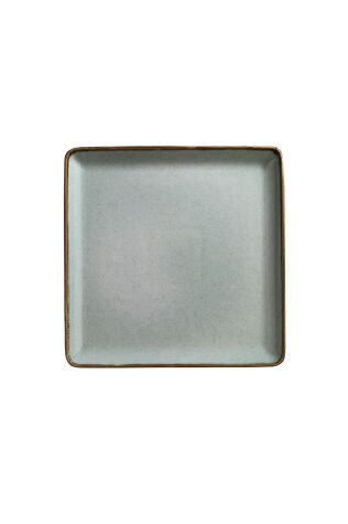 Kütahya Porselen Tan 23X23 Cm Düz Tabak Pearl Yeşil P03 - Kütahya Porselen
