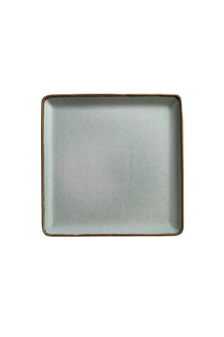 Kütahya Porselen Tan 25X25 Cm Düz Tabak Pearl Yeşil P03 - Kütahya Porselen