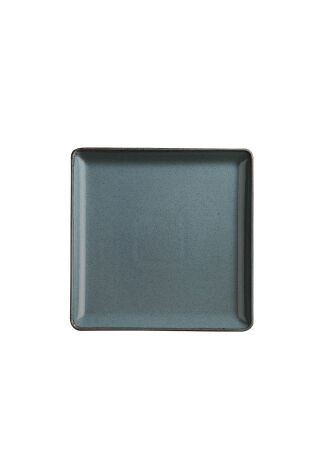 Kütahya Porselen Tan 27X27 Cm Düz Tabak Pearl Mavi P01 - Kütahya Porselen