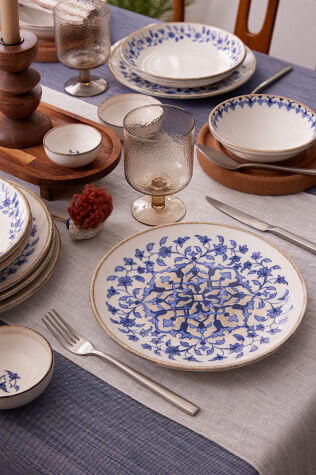 Kütahya Porselen Tile Legacy 18 Parça 6 Kişilik Yemek Takımı - Kütahya Porselen