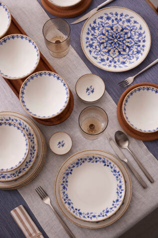 Kütahya Porselen Tile Legacy 18 Parça 6 Kişilik Yemek Takımı - Kütahya Porselen