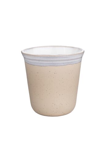 Kütahya Porselen Tilop 190cc Kulpsuz Mug Beyaz RG75 - Kütahya Porselen