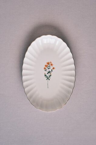 Kütahya Porselen Tiny Miny 2 Parça 24 Cm Kayık Tabak - Kütahya Porselen