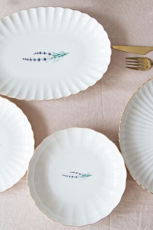 Kütahya Porselen Tiny Miny 2 Parça 28 Cm Kayık Tabak - Kütahya Porselen