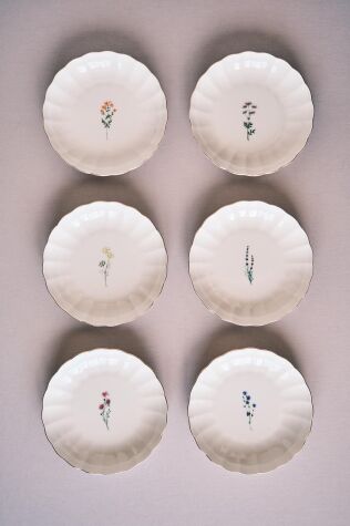 Kütahya Porselen Tiny Miny 6 Parça 20 Cm Çukur Yemek Tabağı - Kütahya Porselen