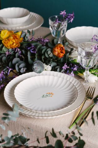 Kütahya Porselen Tiny Miny 6 Parça 21 Cm Pasta Takımı - Kütahya Porselen