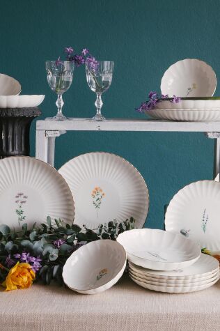 Kütahya Porselen Tiny Miny 6 Parça 27 Cm Servis Takımı - Kütahya Porselen