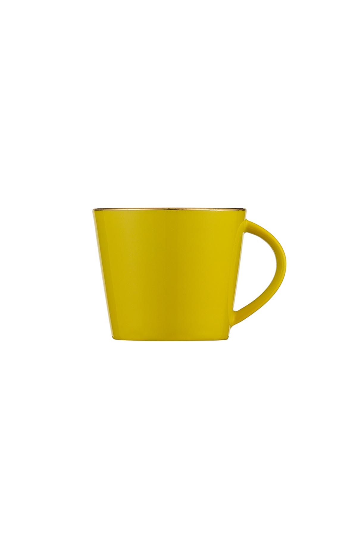 Kütahya Porselen Toledo 2'li Kahve Fincan Takımı Sarı Turuncu