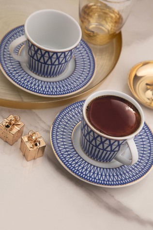 Kütahya Porselen Toledo 4 Parça Fincan Takımı 200 cc - Kütahya Porselen