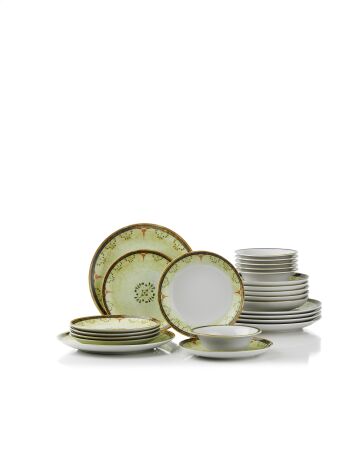 Kütahya Porselen Toprak 24 Parça 6 Kişilik Yemek Takımı - Kütahya Porselen